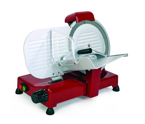 RGV Vintage 250 Trancheuse Electrique 140 W Aluminium, Rouge Aluminium