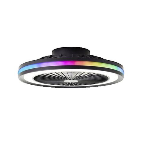 Brilliant Ventilateur Plafonnier Palmero 40w Dimmable Rgb
