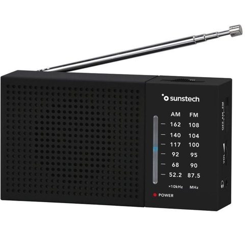 Sunstech RPS412 Portable AM/FM Haut-parleur 2 pouces