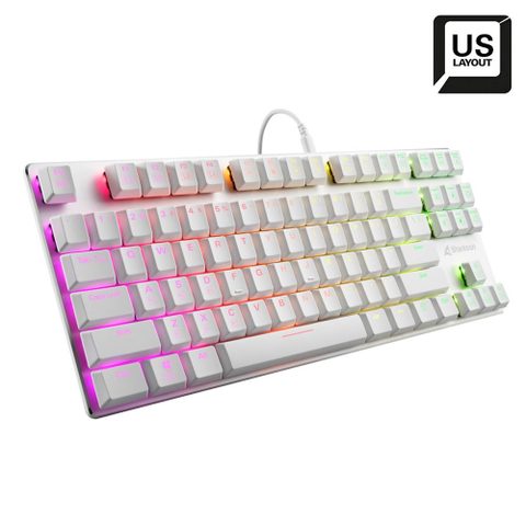 Sharkoon Purewriter Tkl Rgb Blue Clavier Gaming Usb Qwerty Anglais Américain