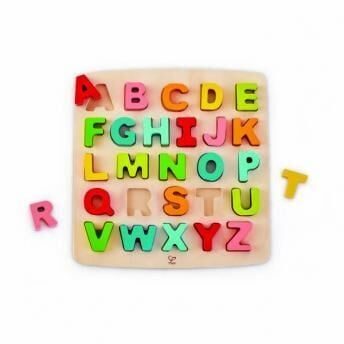 Hape Puzzle Alphabet 28.5x27.5x1.8 Cm Multicolor Bois