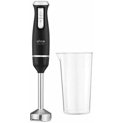 Ufesa Mixeur plongeant Pulsar 800, 800 W, acier inoxydable, fonction turbo, 4 lames, 0,98 kg