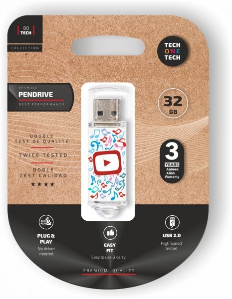 Tech-one-tech Pendrive 32GB Tech One USB 2.0