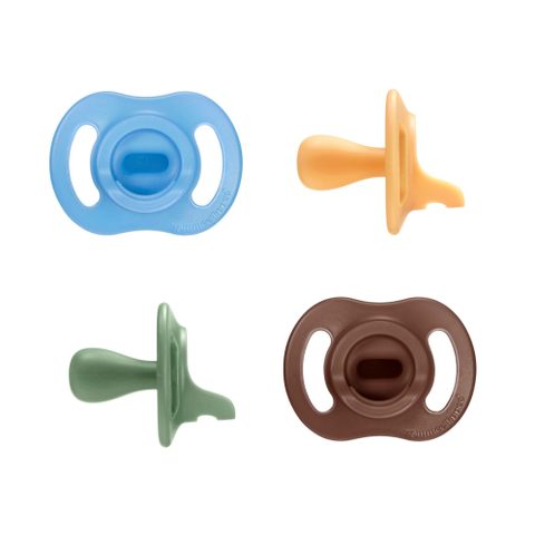 Tommee Tippee Sucette Ultra-légère Toujours En Place, 18-36 Mois, Lot De 4, Tétine Orthodontique, Conception Monobloc En Silicone