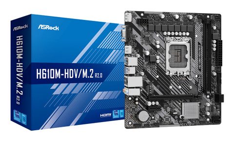 ASRock H610M-HDV/M.2 R2.0 Intel H610 LGA 1700 micro ATX