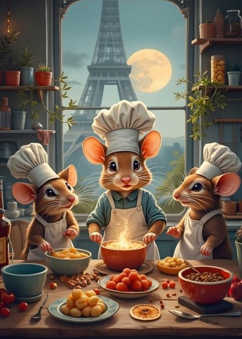 Bluebird Puzzle Les Petits Chefs De Paris - 300 Pièces