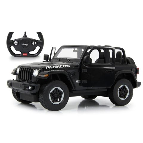 Jamara Voiture Télécommandée Jeep Wrangler Jl 1:14 2,4 Ghz Noir Plastique