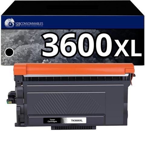123consommables Tn-3600xl Toner Compatible Avec Brother Tn3600 Xl Hl-l5215dn Hl-l6210dw Hl-l6410dn