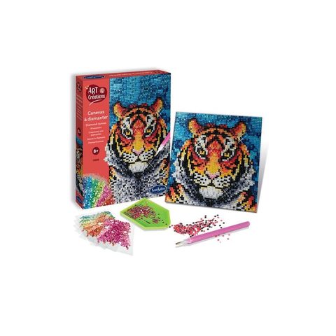 SentoSphère Canevas à diamanter Tigre