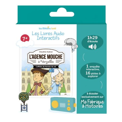 Lunii Livre audio interactif pour Ma Fabrique à Histoires L'Agence Mouche à Versailles