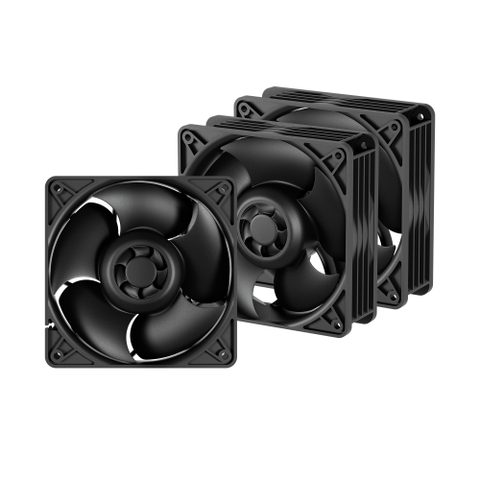 Arctic S12038-4K - 3 Pack Boitier PC Ventilateur 12 cm Noir 3 pièce(s)