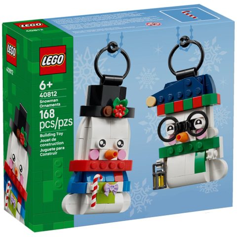 LEGO Iconic - Les Bonshommes de Neige Décoratifs - 40812