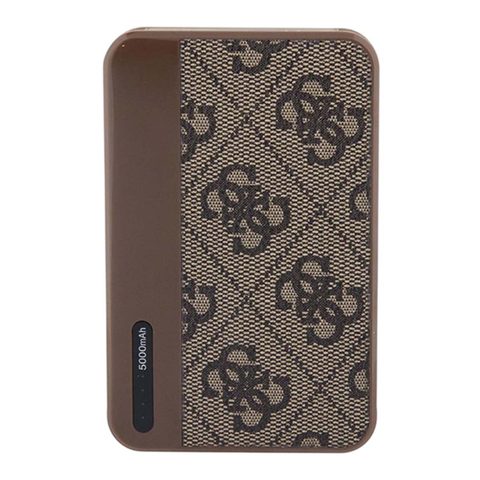 Guess 4G Cuir Métal Logo - Power Bank 5000 mAh 15W