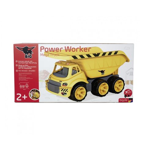 BIG Camion Benne Power Worker Mega Kipper Plastique Jaune 2 ans