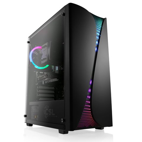 Csl-computer Pc Gaming M13000h - Amd Ryzen 7 - Nvidia Rtx5060 - Ddr4 - M.2 Ssd - Windows 11 Famille