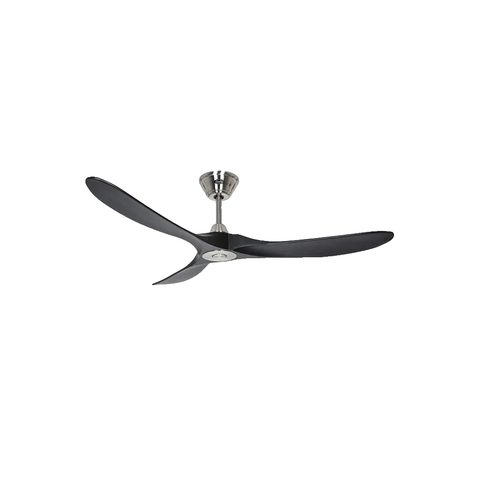 Casafan Ventilateur de plafond 315225 Eco Genuino 152 cm 3 pales bois noir DC télécommande