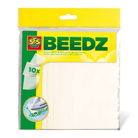 SES Papiers a repasser Beedz Creative 10 feuilles 150x150 mm