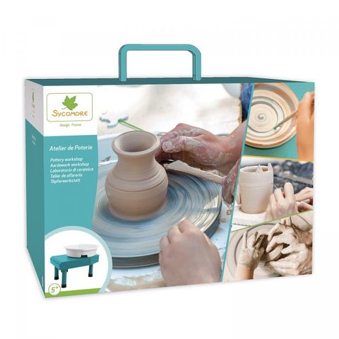 Sycomore Tour De Potier Lovely Box 300 Tr/min 2 Plateaux Aluminium Multicolore Autre