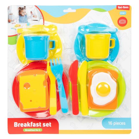 Toi-toys Ensemble De Petit-déjeuner 16 Pièces