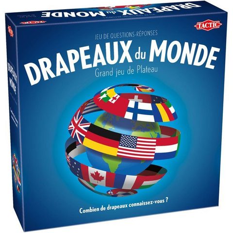 Tactic Drapeaux Du Monde - Jeu De Quiz - 2 A 6 Joueurs - Des 8 Ans