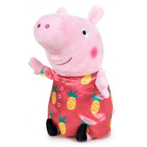 Peppa Pig Peluche Tenue Estivale 31 Cm - Peluche Licence - Cochon - Doudou