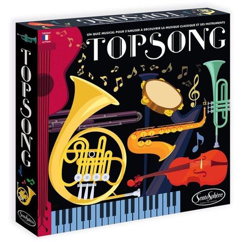 Sentosphere Eveil Sensoriel - Topsong - Reconnaître Les Grands Airs De Musique Classique - 46 Instruments De Musique - Des 8 Ans