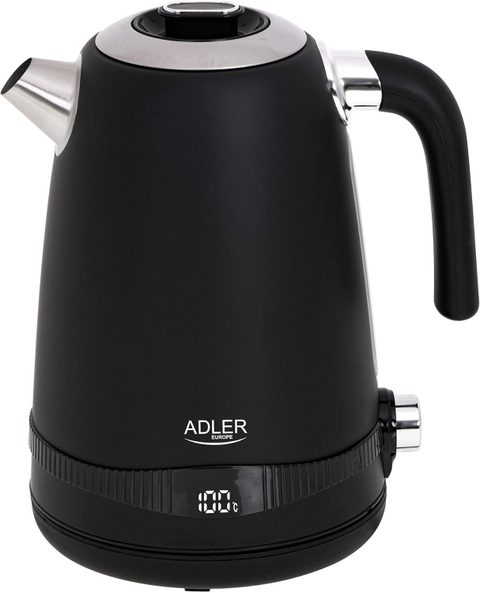 Adler Bouilloire Électrique De 1,7l Avec Écran Lcd 2200w