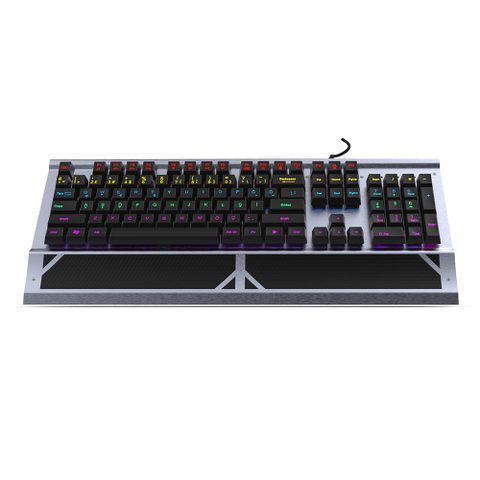 Inca Clavier USB - IKG-444 - Mécanique - Rétroéclairé RGB - Repose-poignets