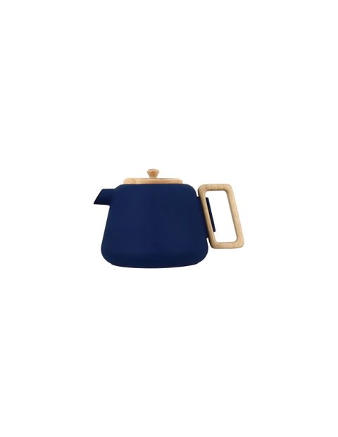 Ogo Living Théière En Fonte Bleue Avec Couvercle En Bois 1l Viggo