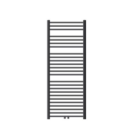 Luxebath Radiateur Design Sahara Non Electrique - 600 x 1500 mm - Anthracite - Connexion Central - sans Kit de Raccordement