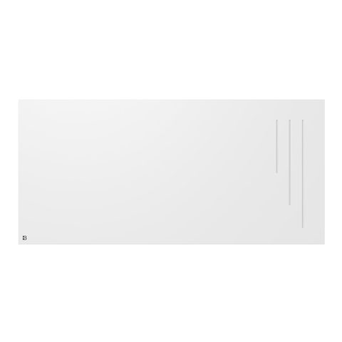 Bestherm Radiateur électrique fixe à inertie sèche céramique 2000W SPARK horizontal blanc NF