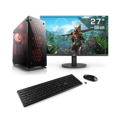 Csl Computer Pc Gamer M11310h, Ryzen 7 8700g 8x 4200 Mhz), Amd Radeon 780m, Ddr5, M.2 Pcie Ssd, Windows 11