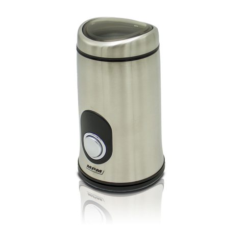Mpm Moulin À Café Électrique, Graines Et Noix, Double Lame Acier, Broyage 115 G/min Mmk-02m 150w