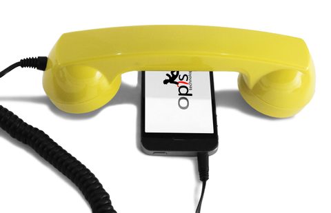 Opis Technology Combiné Téléphone Rétro pour Smartphones Android
