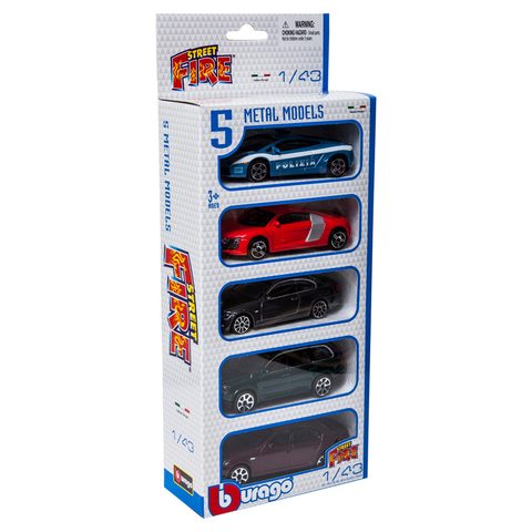 Bburago Auto Street Fire 1:43 Modèle de voiture de ville Kit de montage