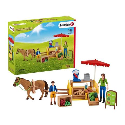 Schleich Étal Mobile De La Ferme