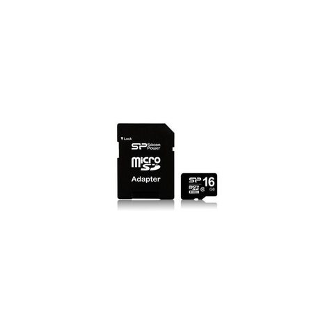 Silicon Power Carte mémoire microSD SDHC Class 10 - 16 Go