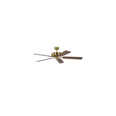 Pepeo Ventilateur Plafonnier Potkuri 132cm Brass/oak 3 Vitesses