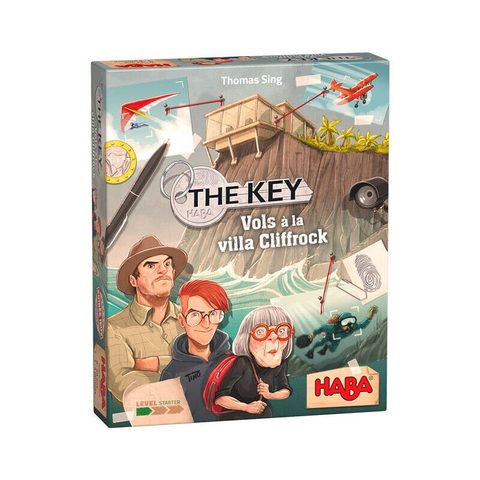 Haba Jeu De Société The Key Vols À La Villa Cliffrock