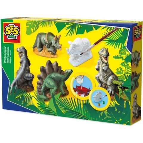 Ses Creative Moulage et peinture - Dinosaures