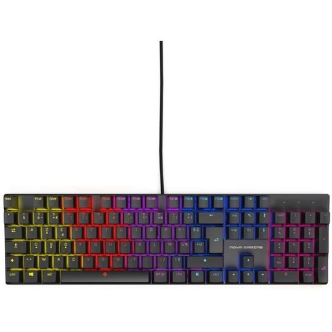 Nova Gaming Clavier Gamer - Mécanique - Hercule - Filaire - Led Rgb