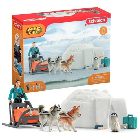 Schleich C Expédition En Antarctique, Figurines Animaux Sauvages, 42558 Wild Life, Pour Enfant Des 3 Ans