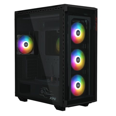 Xpg Boîtier tour BATTLECRUISER II ST ATX/EATX en verre trempé avec éclairage RVB