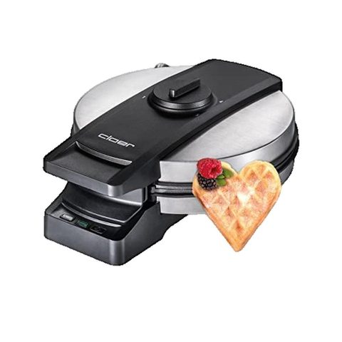 Cloer Gaufrier 1898xl 1200w En Acier Inoxydable, 5 Niveaux De Cuisson