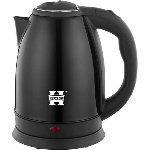 Herzberg Bouilloire électrique 1.8L sans fil noir HG5011-BLK