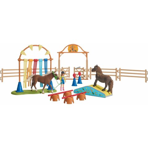 Schleich C entraînement d'agility pour poney