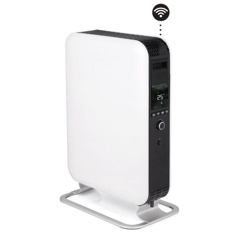 Mill Radiateur à bain d'huile connecté 2000 W, pour 28 m², et noir, l.42 x P.26 x H.66 cm, Gentle Air Wifi 2000W OIL2000WIFI3