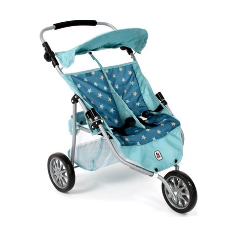 Bayer Chic 2000 Poussette De Jogging Moderne À 3 Roues Pour Poupées