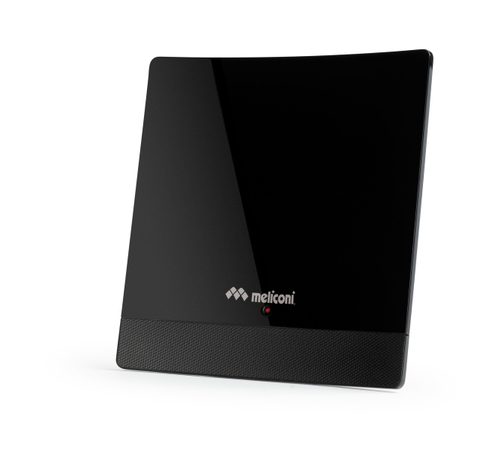 Meliconi Antenne TV amplifiée d'intérieur AT52 R1 USB - Portée 30 kms - Signaux numériques DVBT/DVBT2 - Filtres 4G 5G