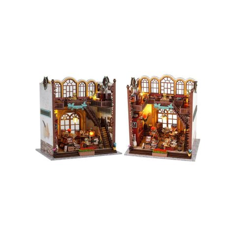 Nook Book - Kit DIY à construire Maquette 3D Serre Livre - Bibliothèque Creanook - 24 x 17 x 25 cm